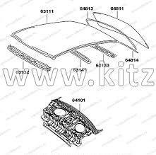 Стекло заднее FAW V5 64811-0DK50